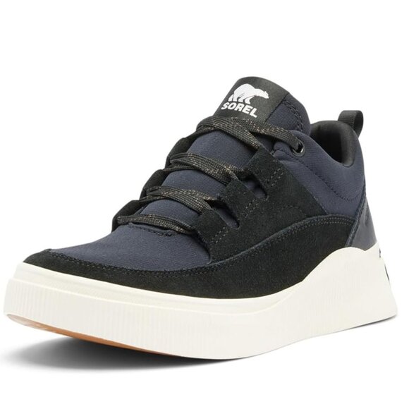 SOREL Women’s Out N About IV Low Waterproof Sneaker Black Size 5.5 NIB - Picture 1 of 5